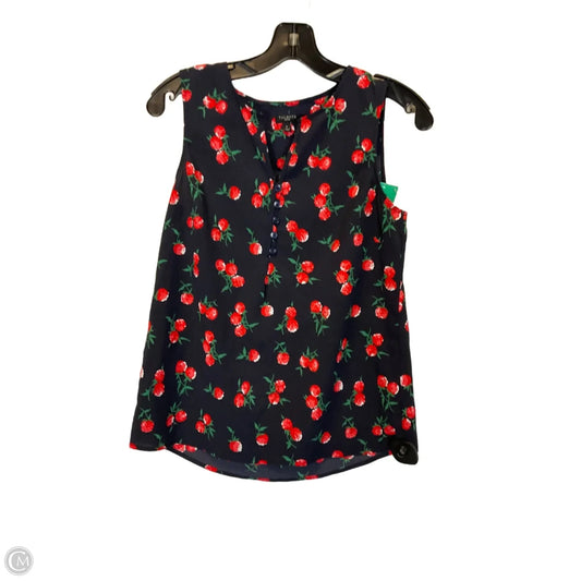 Top Sleeveless By Talbots In Blue & Red, Size: S