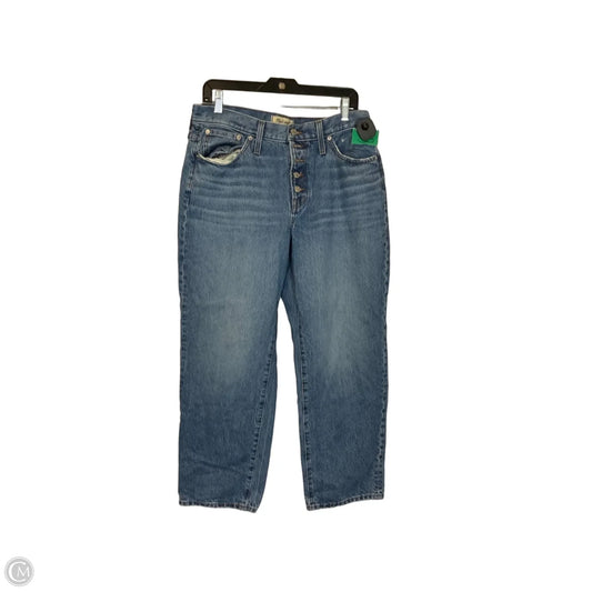 Jeans Straight By Madewell In Blue Denim, Size: 8