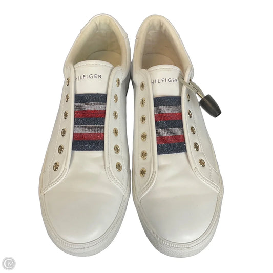 Shoes Sneakers By Tommy Hilfiger In White, Size: 9.5