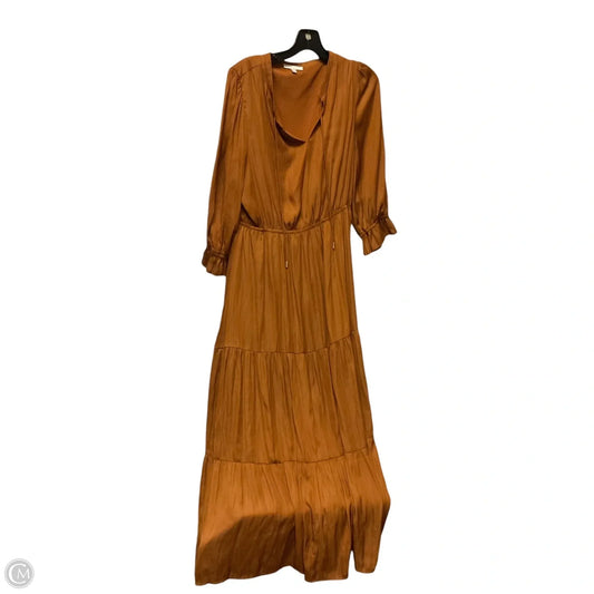 Dress Casual Maxi By Skies Are Blue In Brown, Size: L