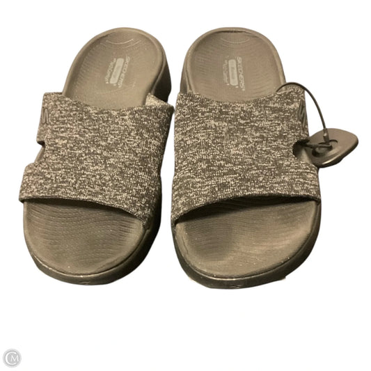 Sandals Sport By Skechers In Black, Size: 6