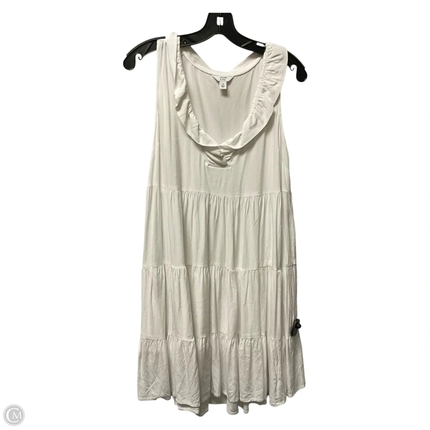 Dress Casual Midi By Crown And Ivy In White, Size: S