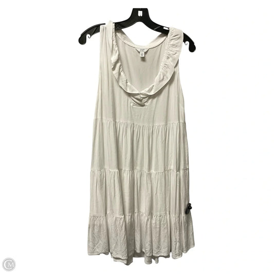 Dress Casual Midi By Crown And Ivy In White, Size: S