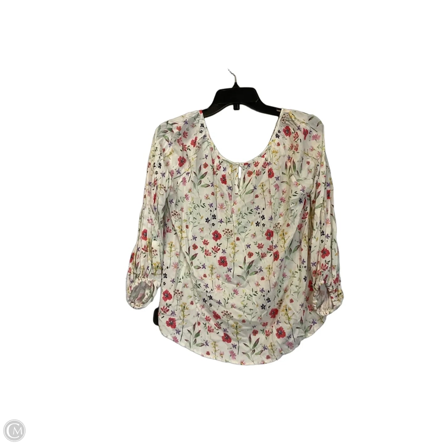 Top Long Sleeve By Velvet By Graham & Spencer In Floral Print, Size: Xs
