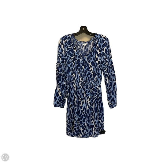 Dress Casual Short By Crown And Ivy In Blue & White, Size: S