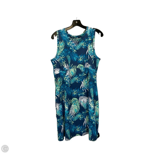 Athletic Dress By Columbia In Blue & Green, Size: Xl