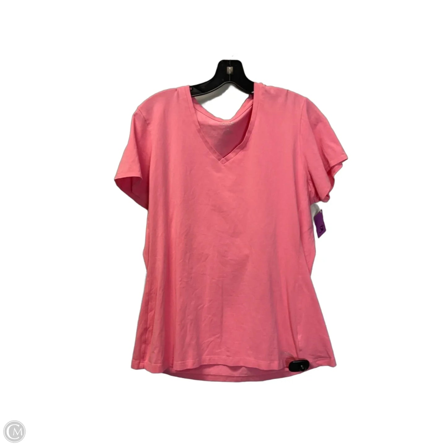 Top Short Sleeve Basic By Calvin Klein Performance In Pink, Size: Xl