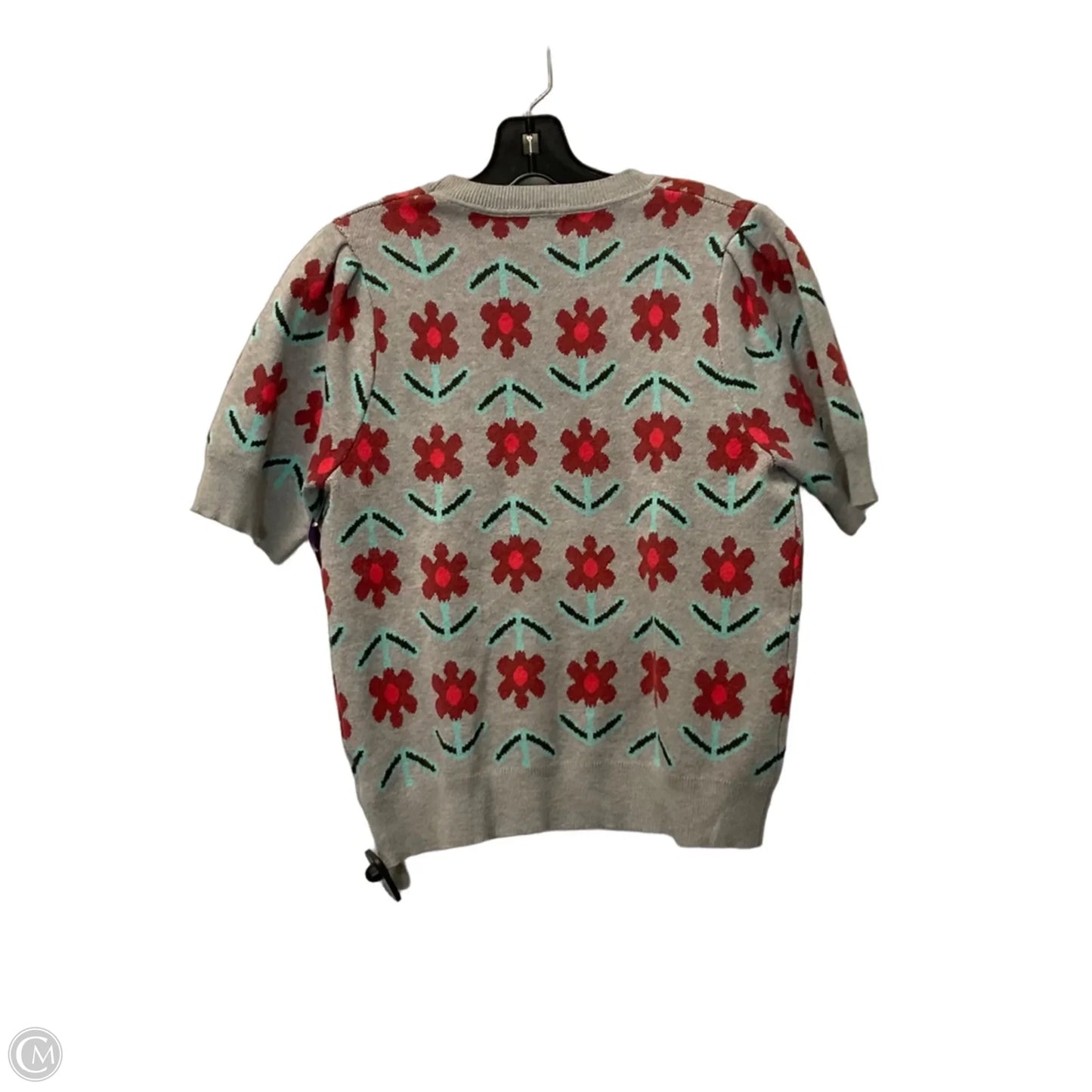 Sweater Short Sleeve By &merci In Grey, Size: S