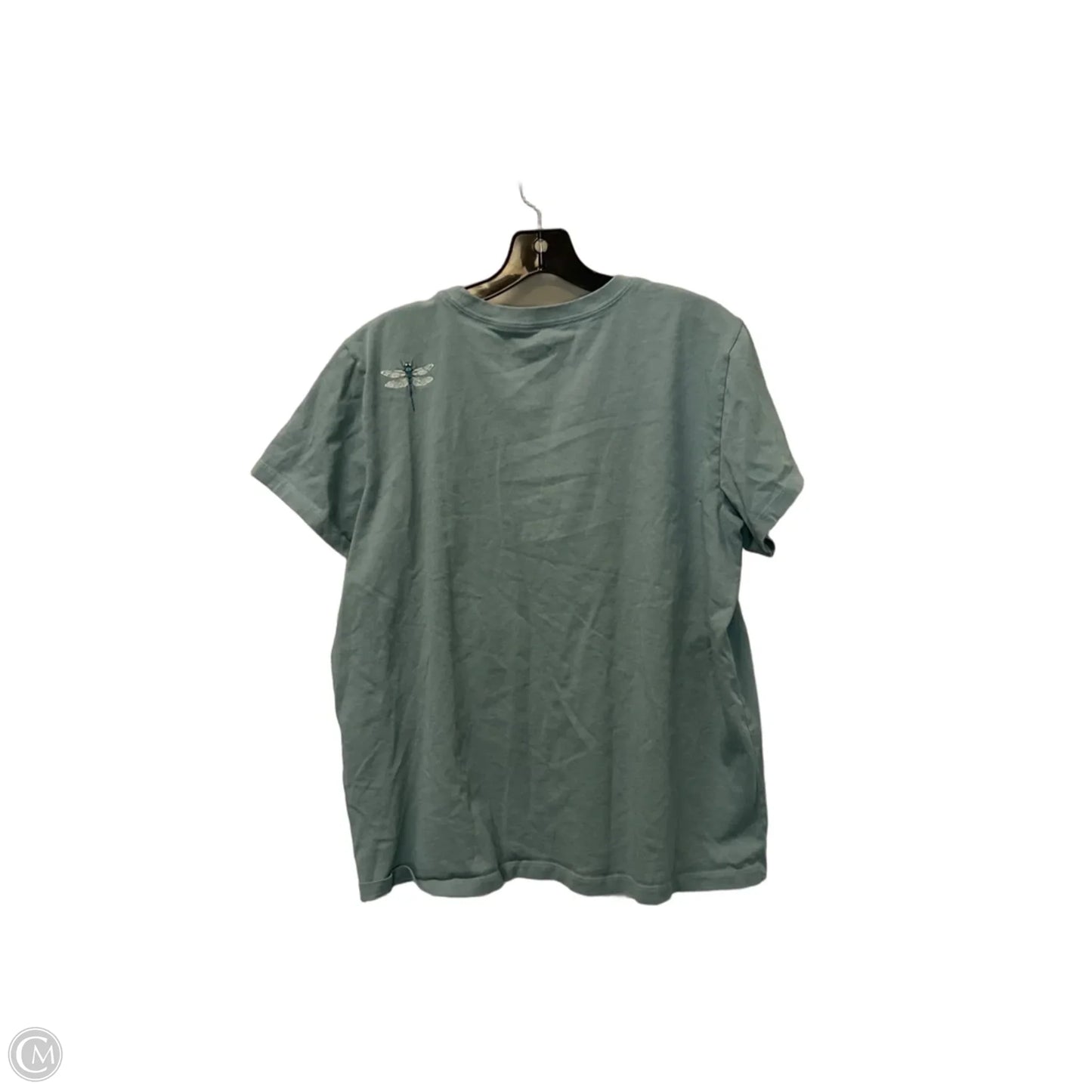 Top Short Sleeve Basic By Life Is Good In Green, Size: Xl