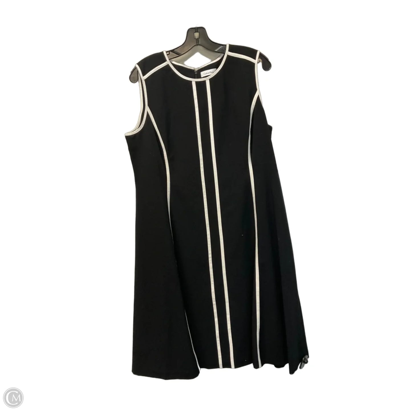 Dress Work By Calvin Klein In Black, Size: 14