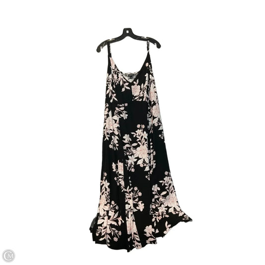 Dress Casual Midi By Torrid In Black & Pink, Size: 5x