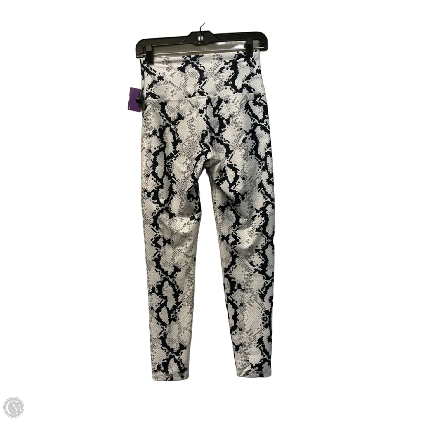 Athletic Leggings By Balance Collection In Snakeskin Print, Size: M