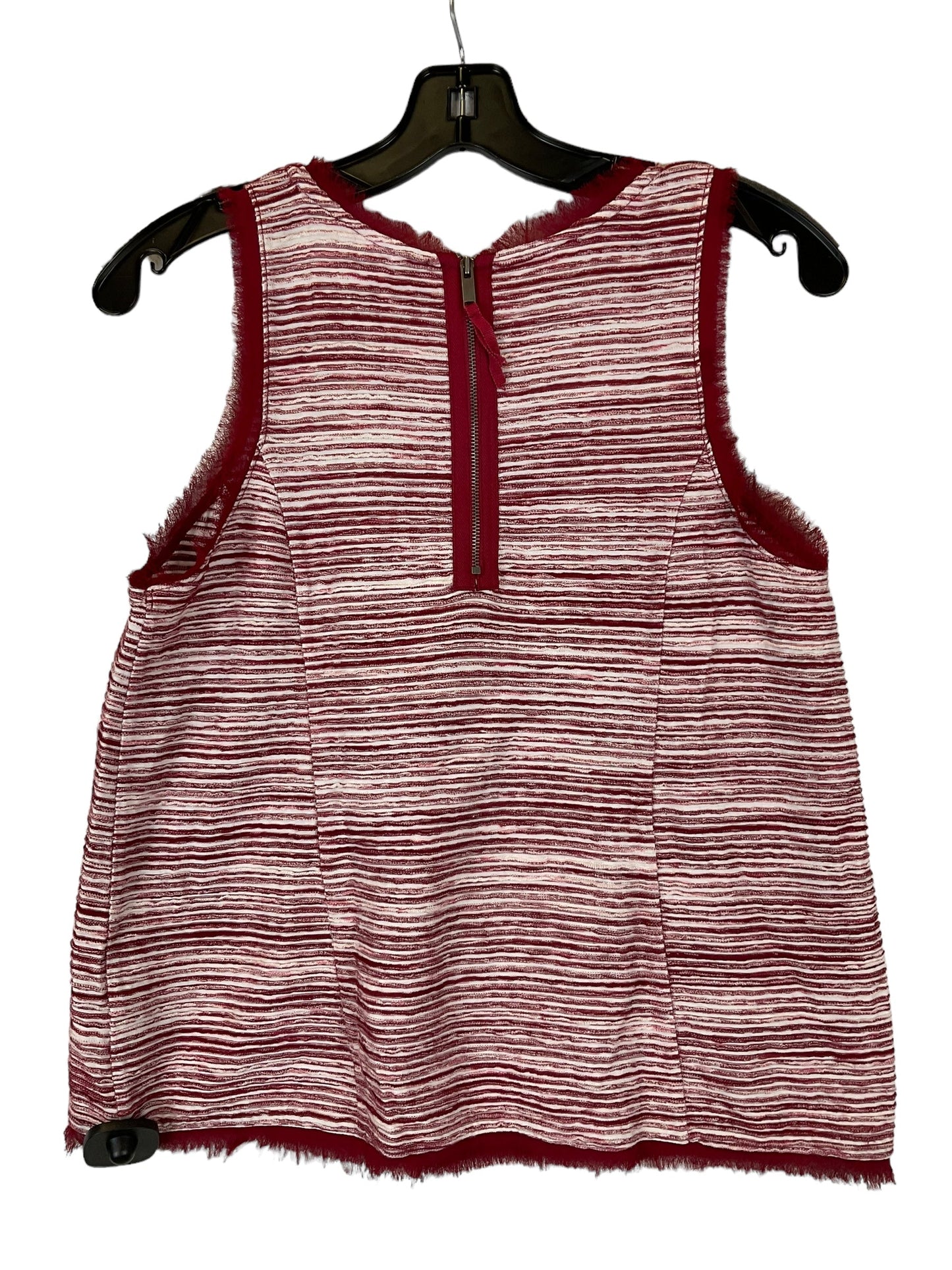 Top Sleeveless By Anthropologie In Red, Size: S