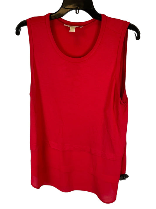 Top Sleeveless By Michael By Michael Kors In Red, Size: L