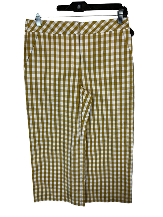 Pants Designer By Trina Turk In Plaid Pattern, Size: 0