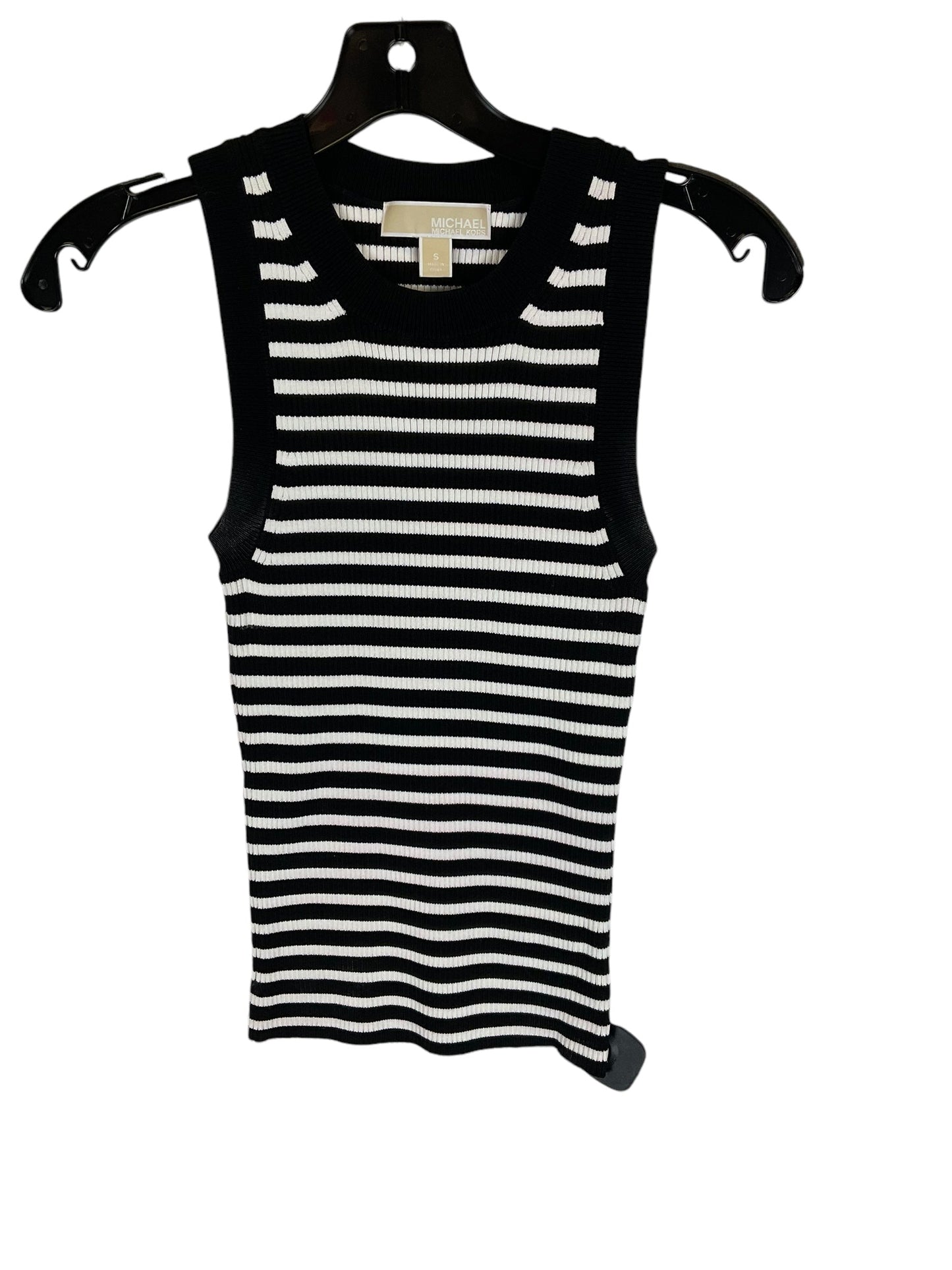 Top Sleeveless By Michael By Michael Kors In Striped Pattern, Size: S