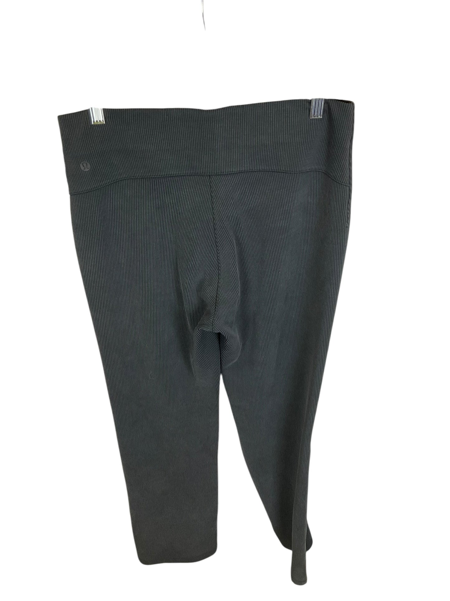 Athletic Pants By Lululemon In Grey, Size: 10