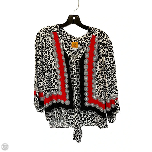 Top Long Sleeve By Ruby Rd In Black, Size: L