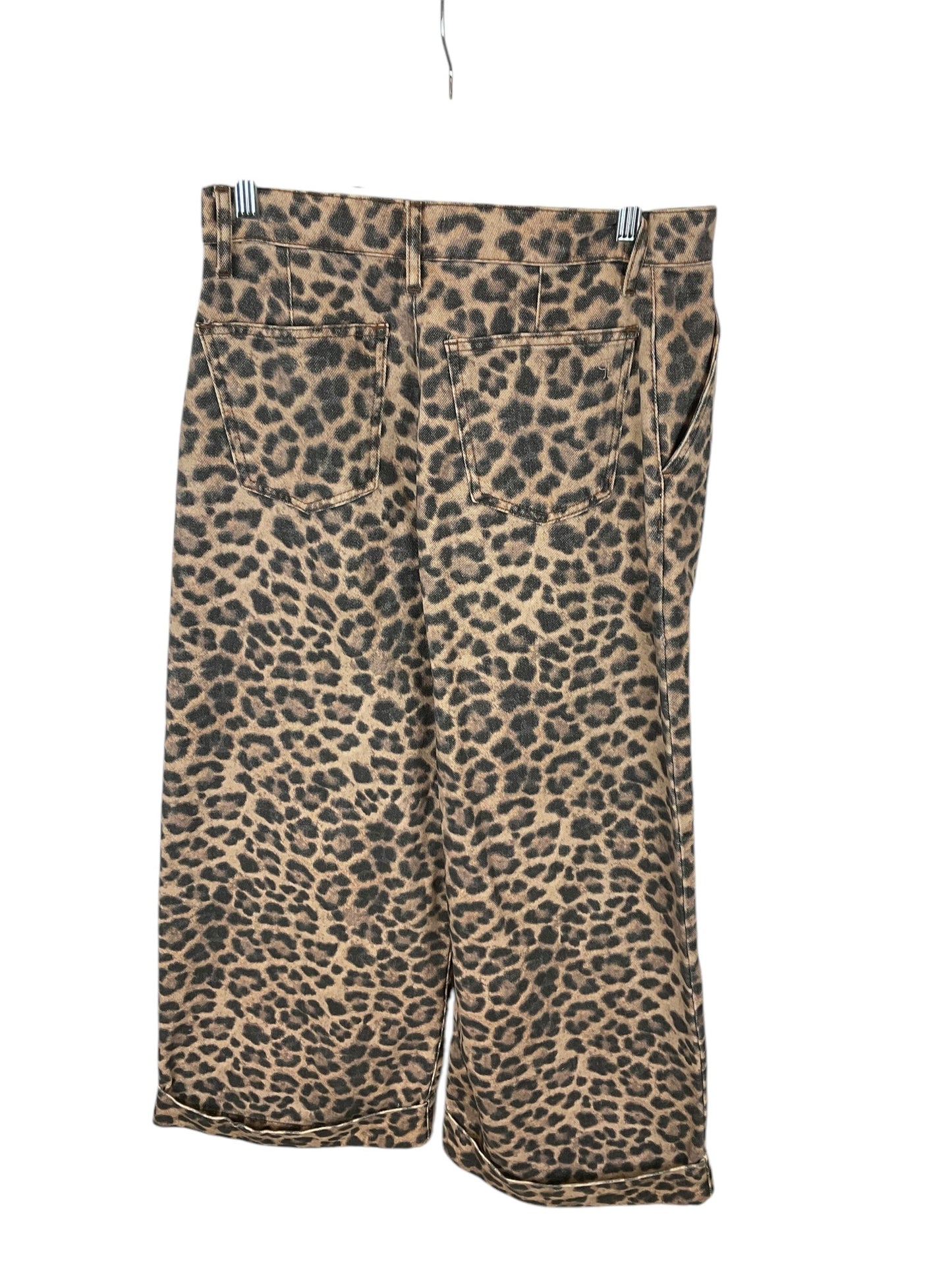 Jeans Wide Leg By Pilcro In Animal Print, Size: 6