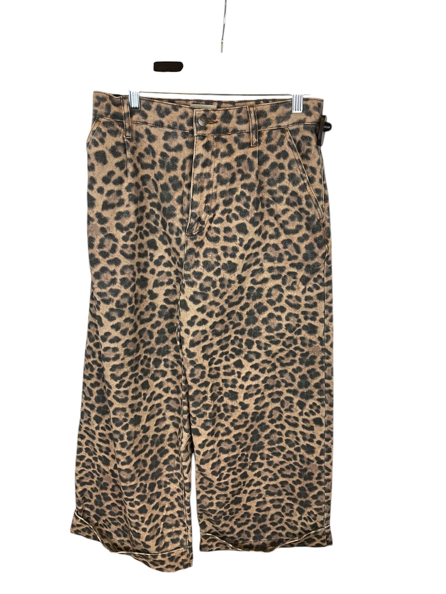 Jeans Wide Leg By Pilcro In Animal Print, Size: 6