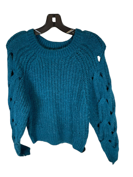 Sweater By Express In Blue, Size: Xs