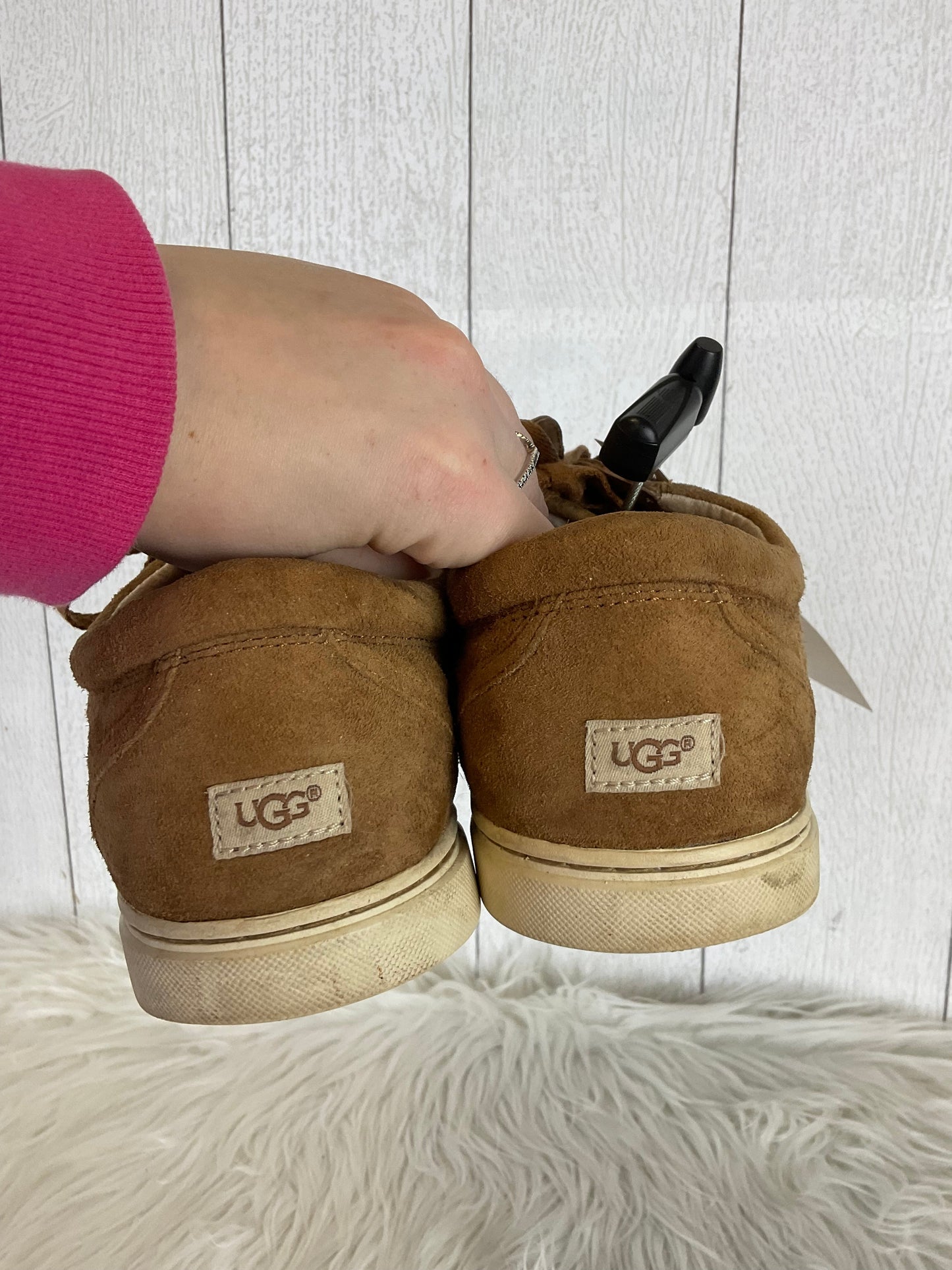 Shoes Designer By Ugg In Brown, Size: 7.5