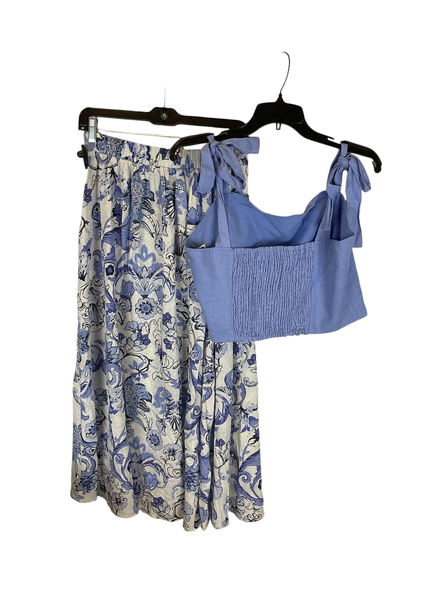 Skirt Set 2pc By Rachel Zoe In Blue, Size: L