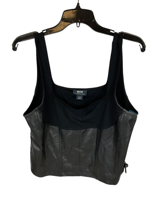 Top Sleeveless By Maeve In Black, Size: L