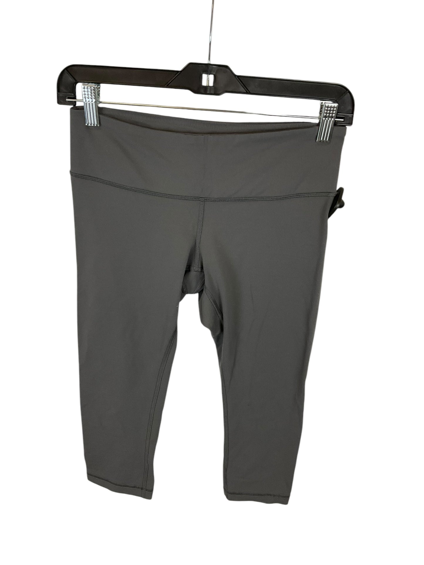 Athletic Capris By Lululemon In Grey, Size: 6