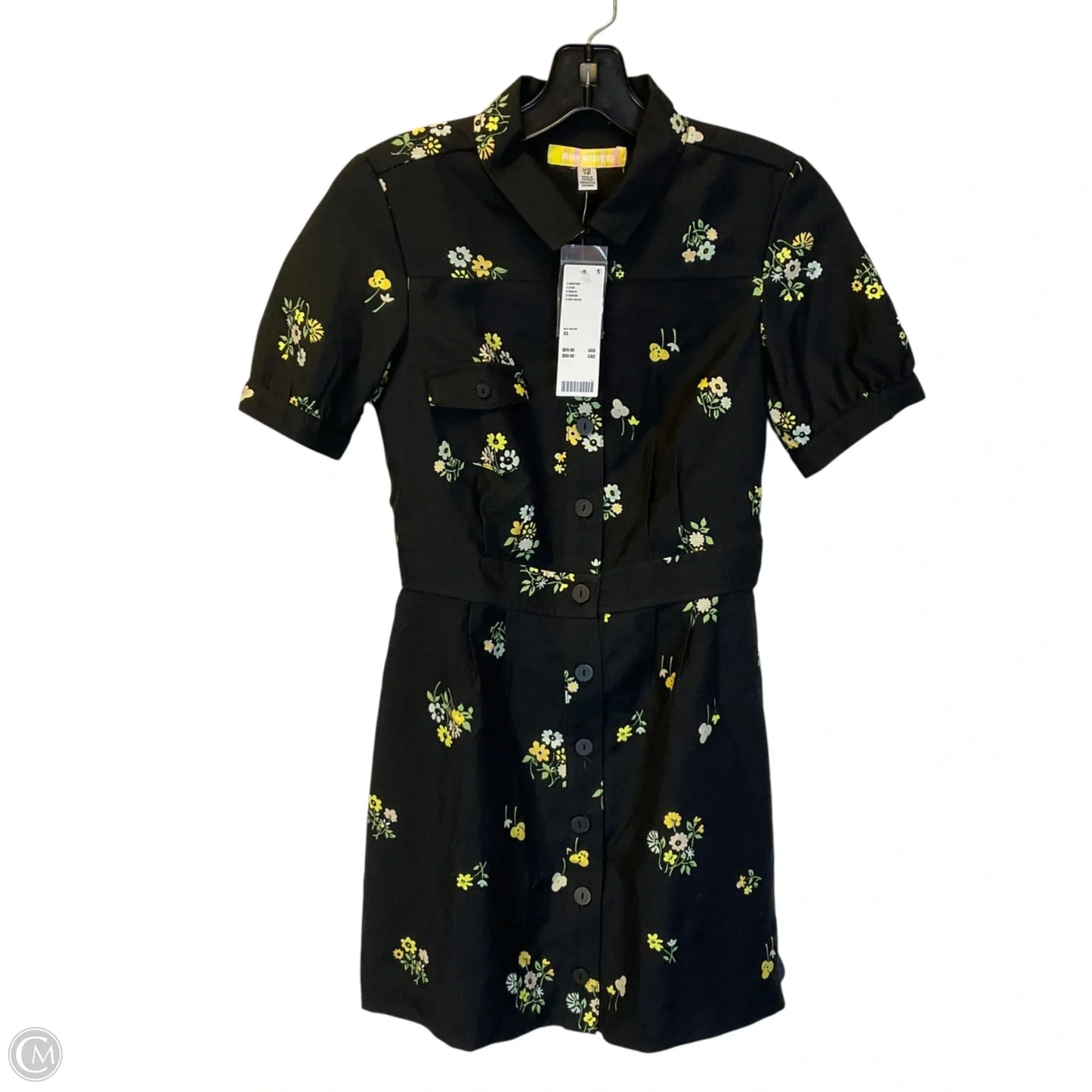 Dress Casual Short By Urban Outfitters In Floral Print, Size: Xs