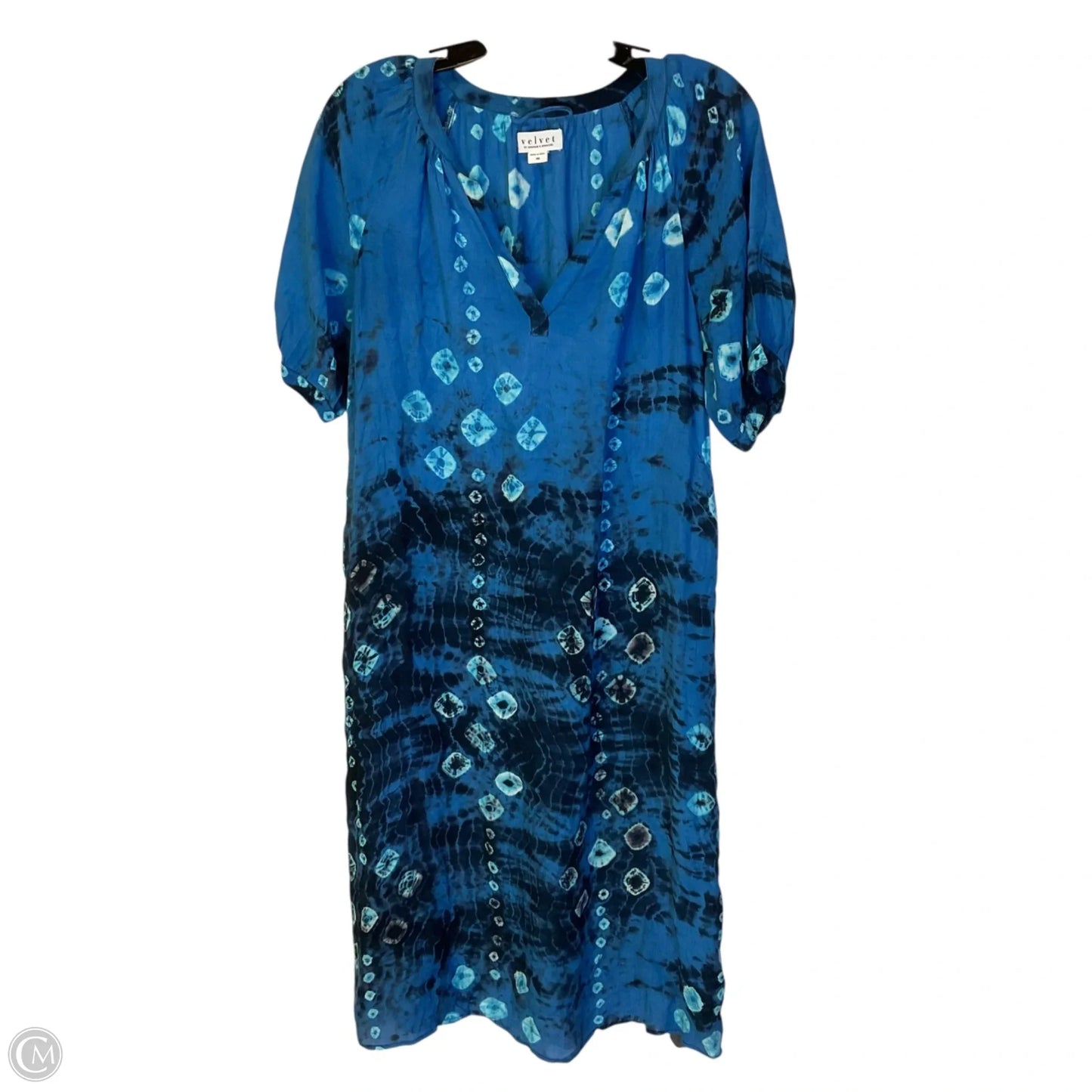 Dress Casual Midi By Velvet In Blue, Size: Xs