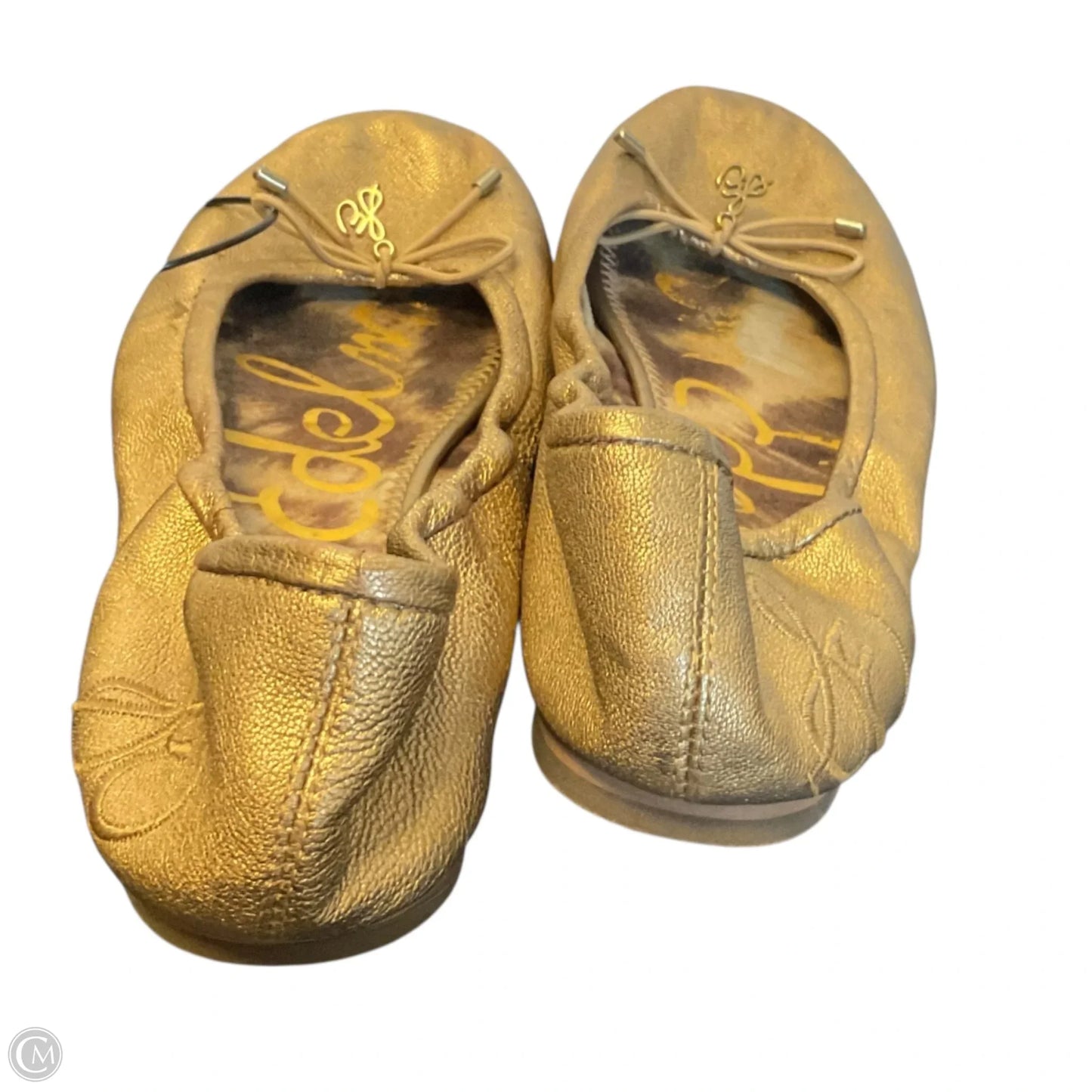 Shoes Flats By Sam Edelman In Gold, Size: 6