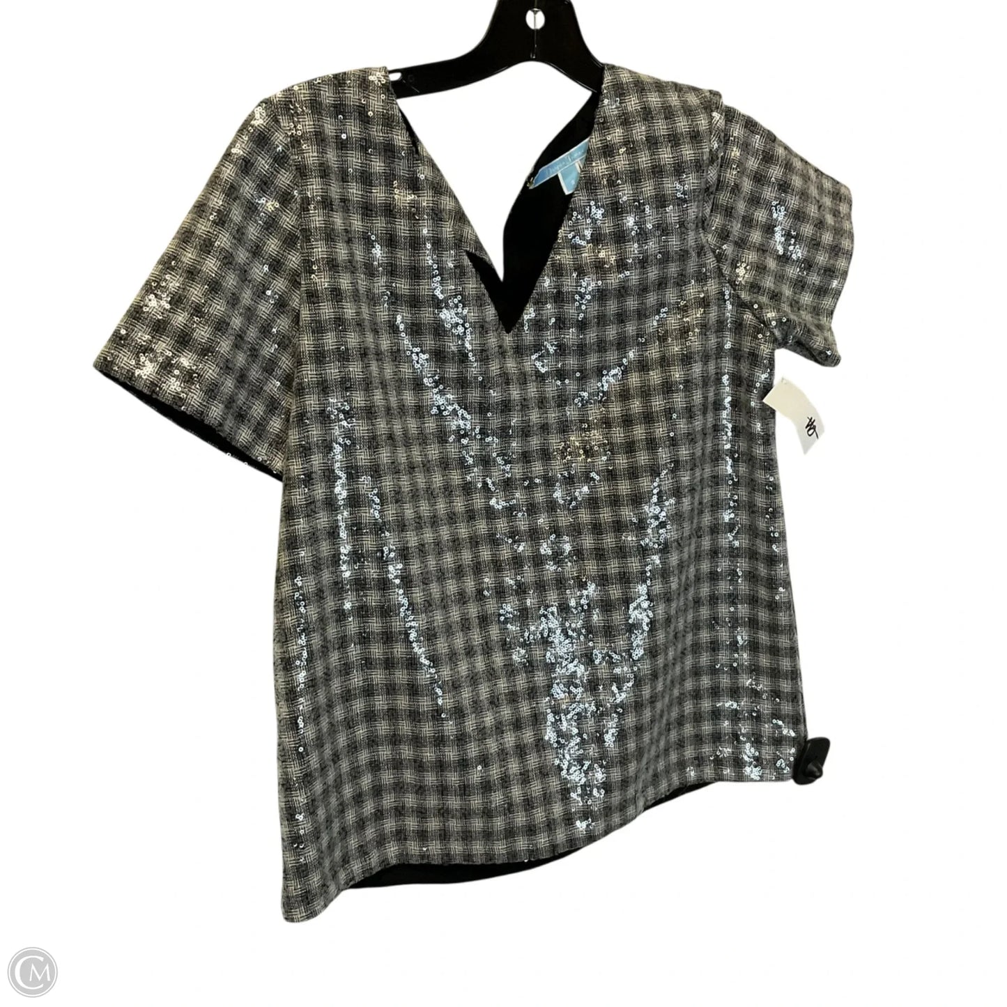 Top Short Sleeve By Draper James In Grey, Size: S