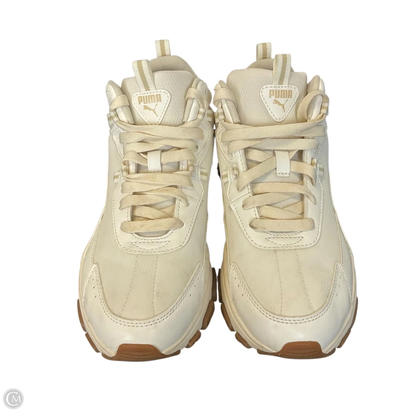 Shoes Athletic By Puma In Cream, Size: 7.5