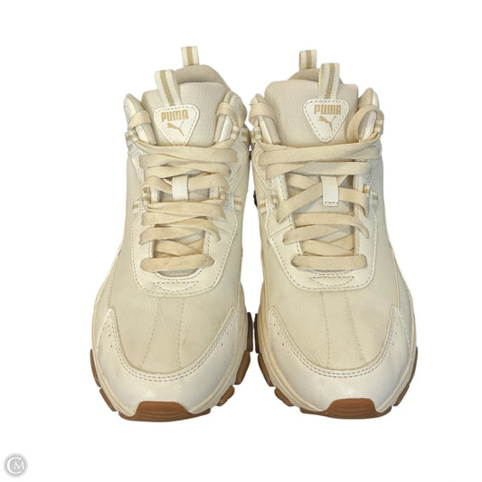 Shoes Athletic By Puma In Cream, Size: 7.5