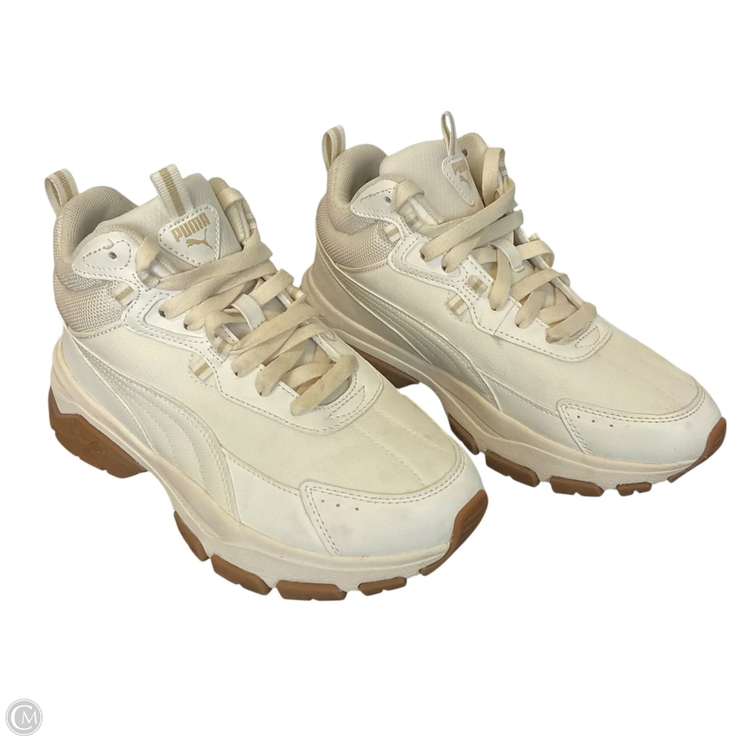 Shoes Athletic By Puma In Cream, Size: 7.5