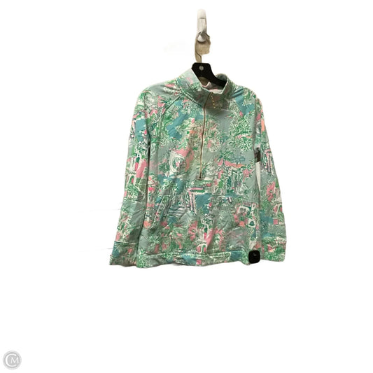 Top Long Sleeve Designer By Lilly Pulitzer In Teal, Size: M