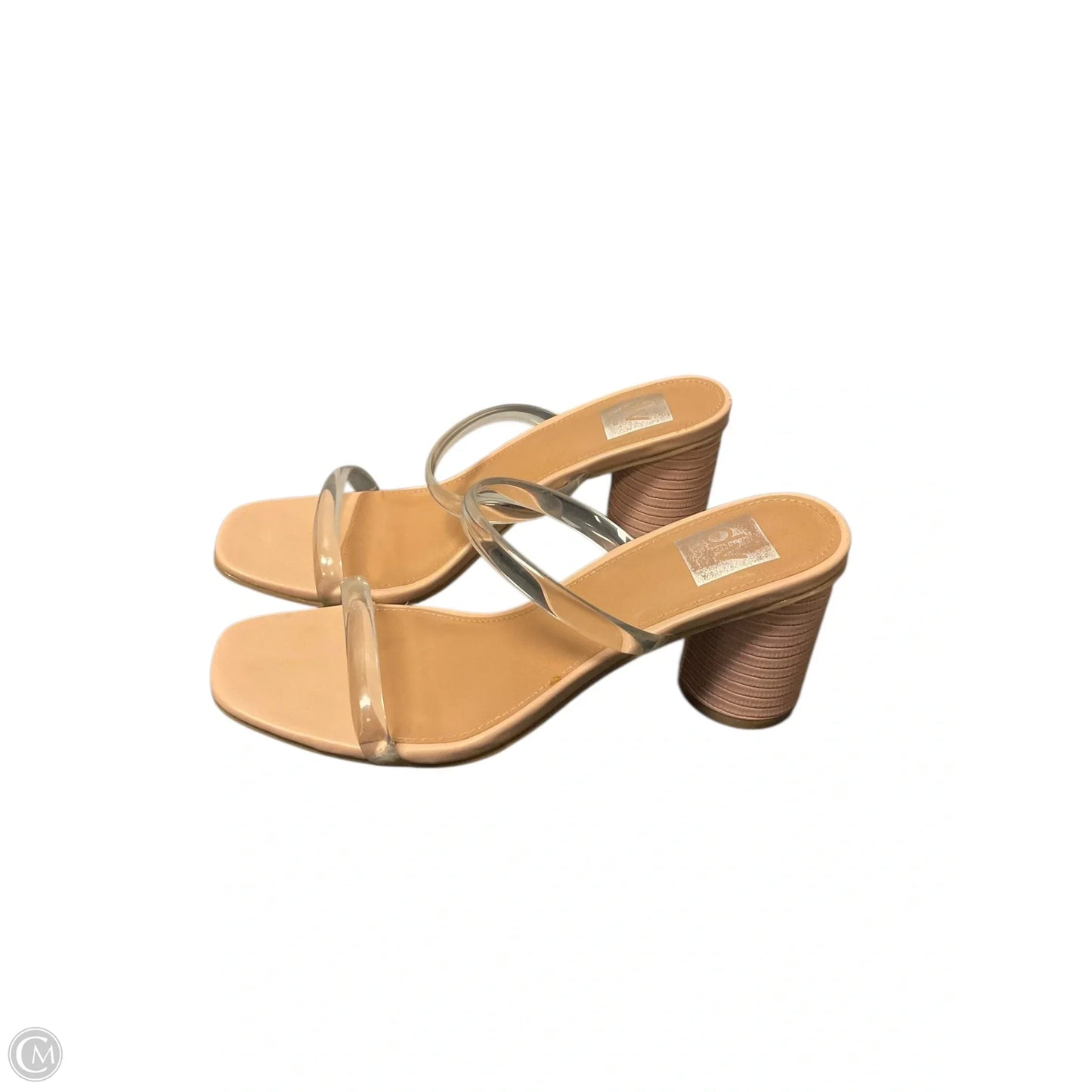 Sandals Heels Block By Dolce Vita In Clear, Size: 7.5