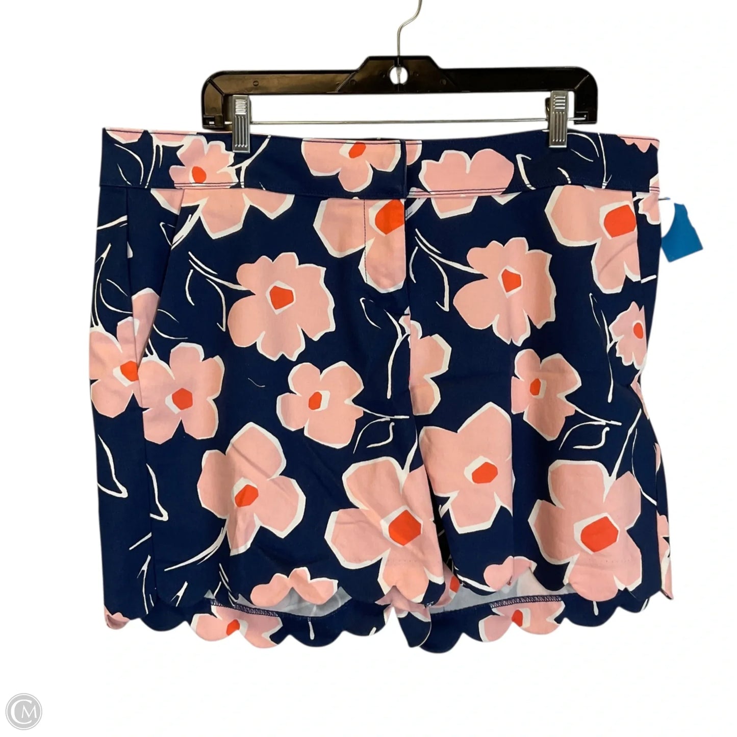 Shorts By Isaac Mizrahi In Floral Print, Size: 16