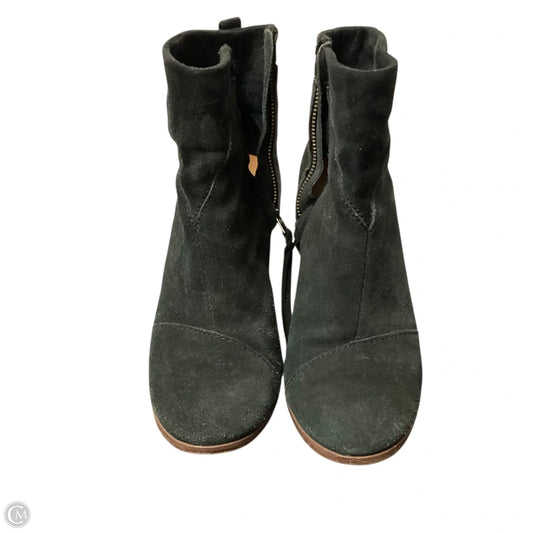 Boots Ankle Heels By Toms In Black, Size: 7