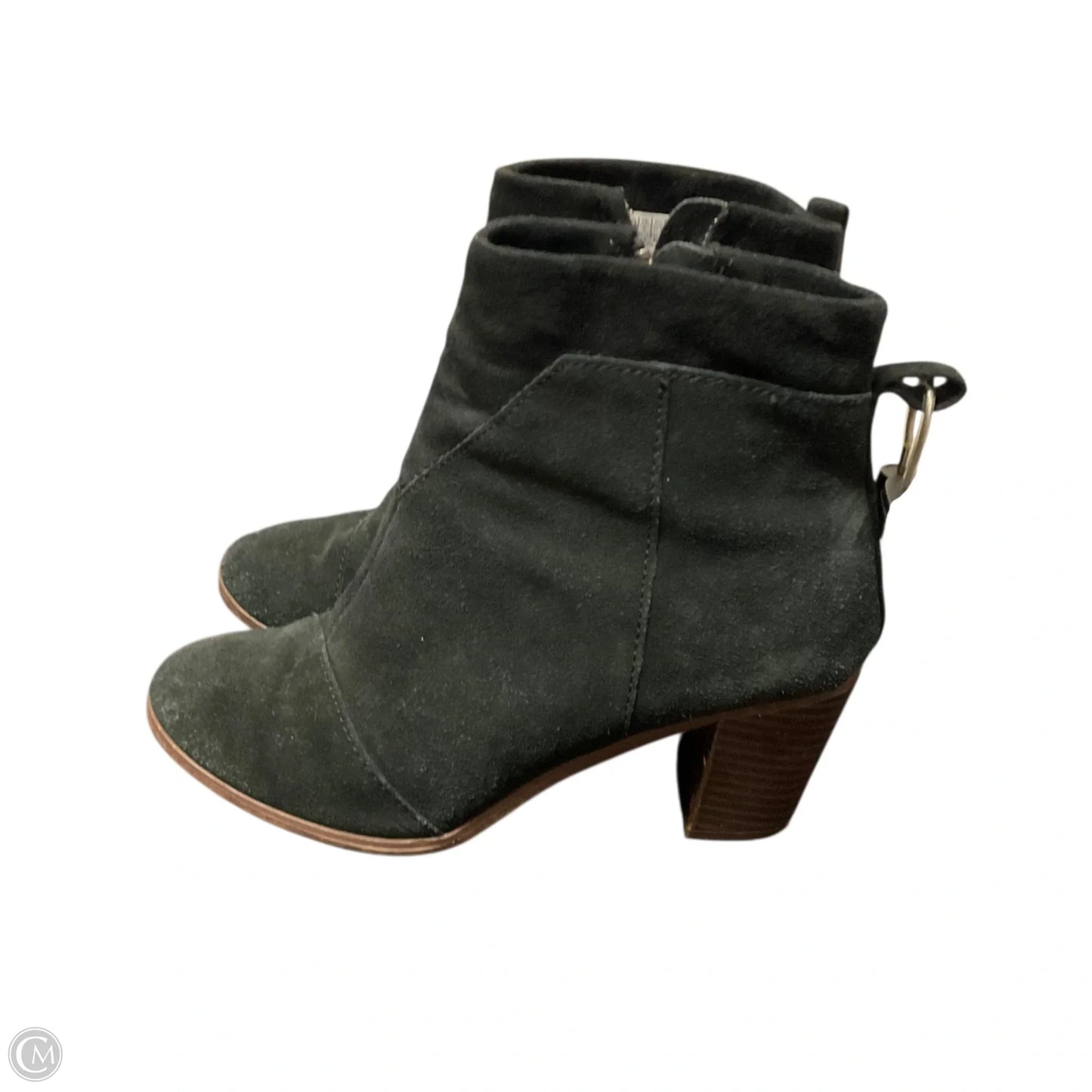 Boots Ankle Heels By Toms In Black, Size: 7