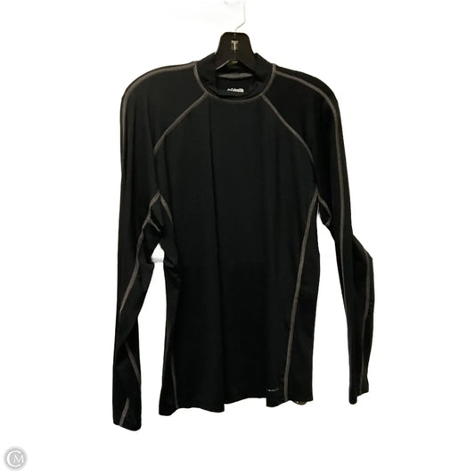 Athletic Top Long Sleeve Crewneck By Columbia In Black, Size: Xl