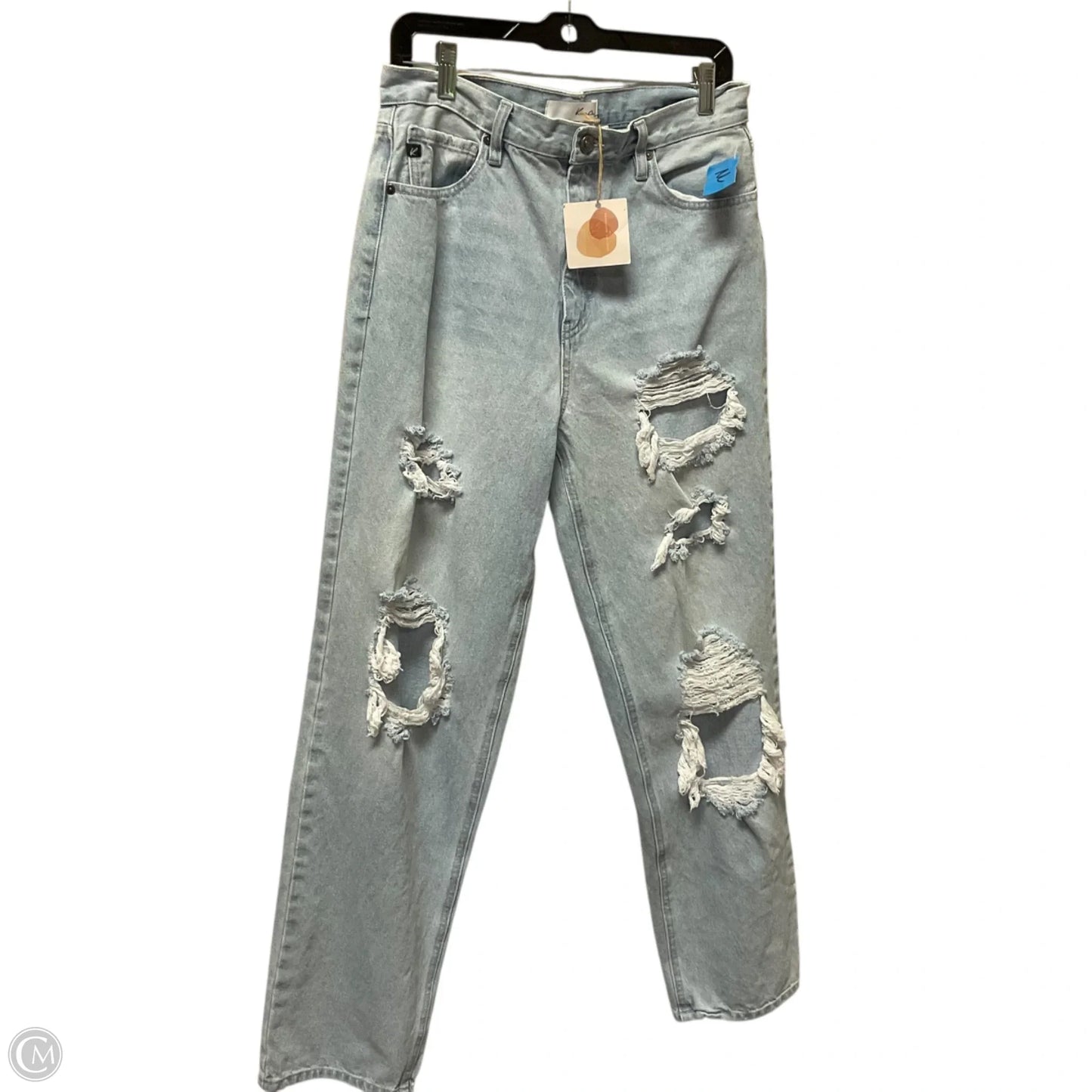 Jeans Straight By Kancan In Blue Denim, Size: 8