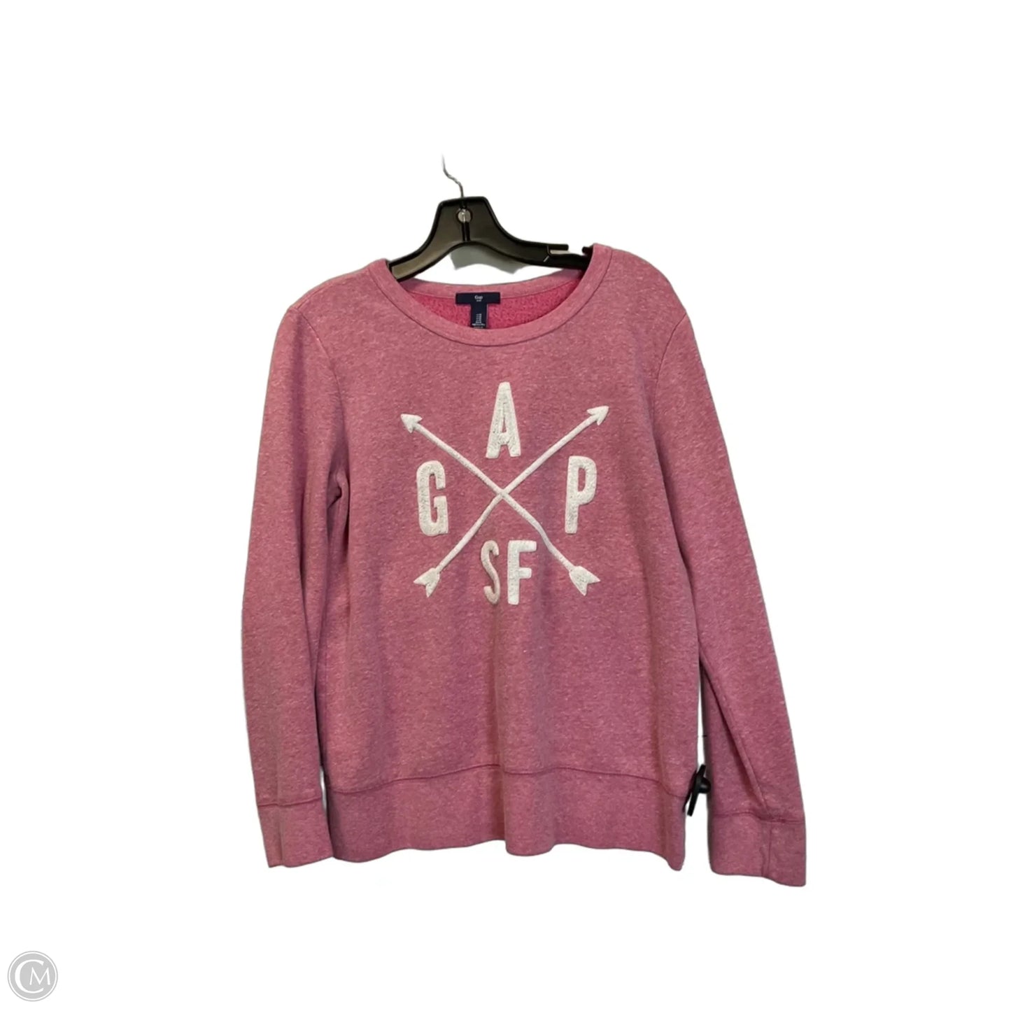 Top Long Sleeve By Gap In Pink, Size: M