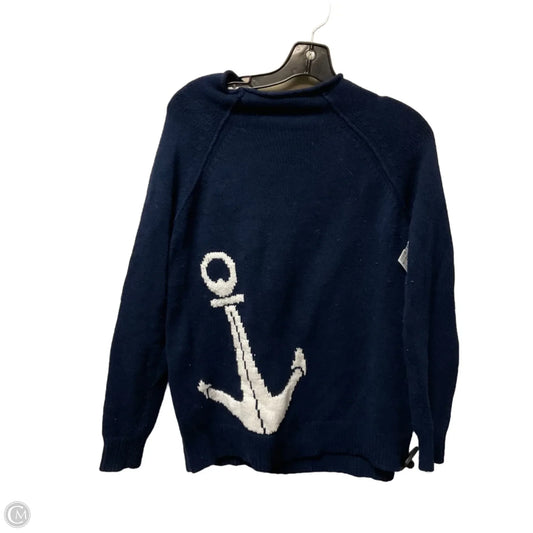 Sweater By Crown And Ivy In Navy, Size: Mp