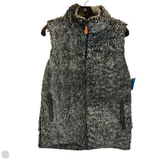 Vest Faux Fur & Sherpa By Simply Southern In Grey, Size: S