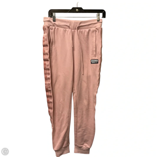 Athletic Pants By Adidas In Pink, Size: S