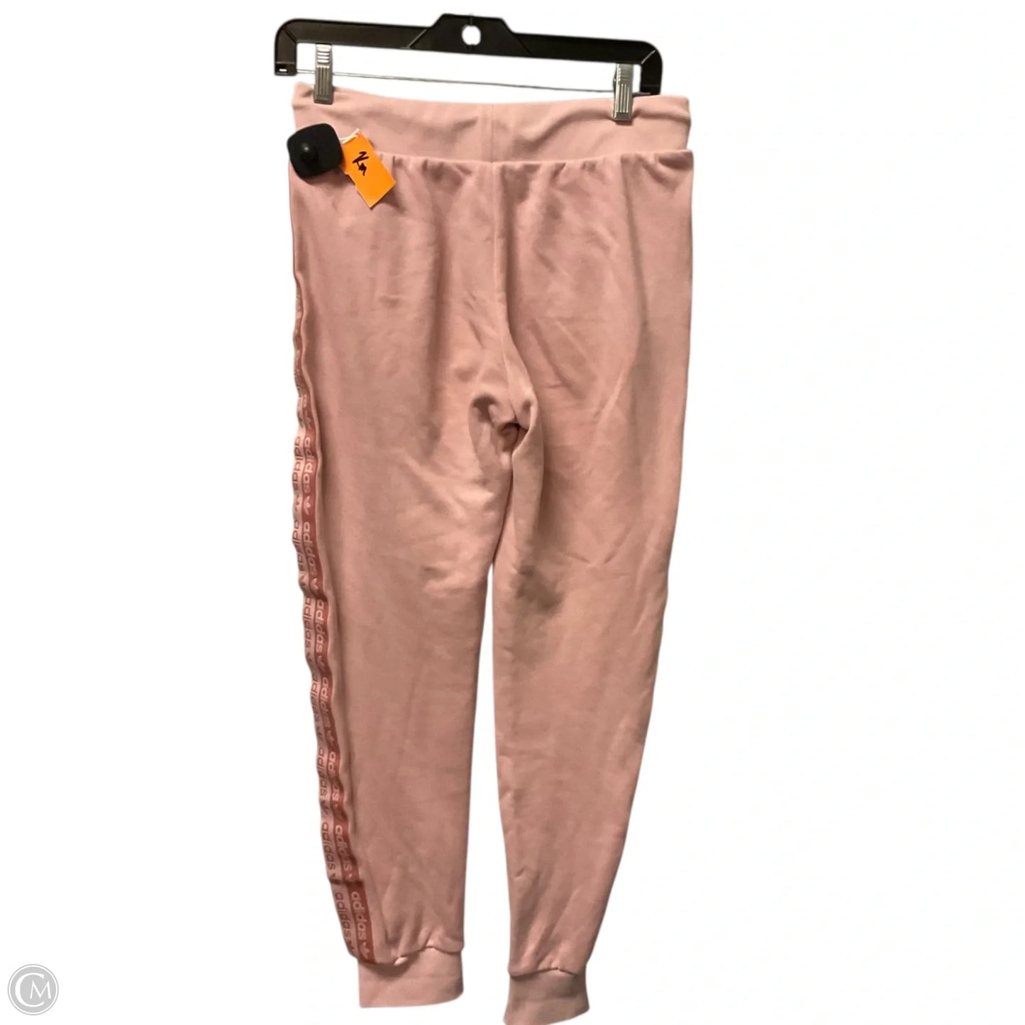 Athletic Pants By Adidas In Pink, Size: S