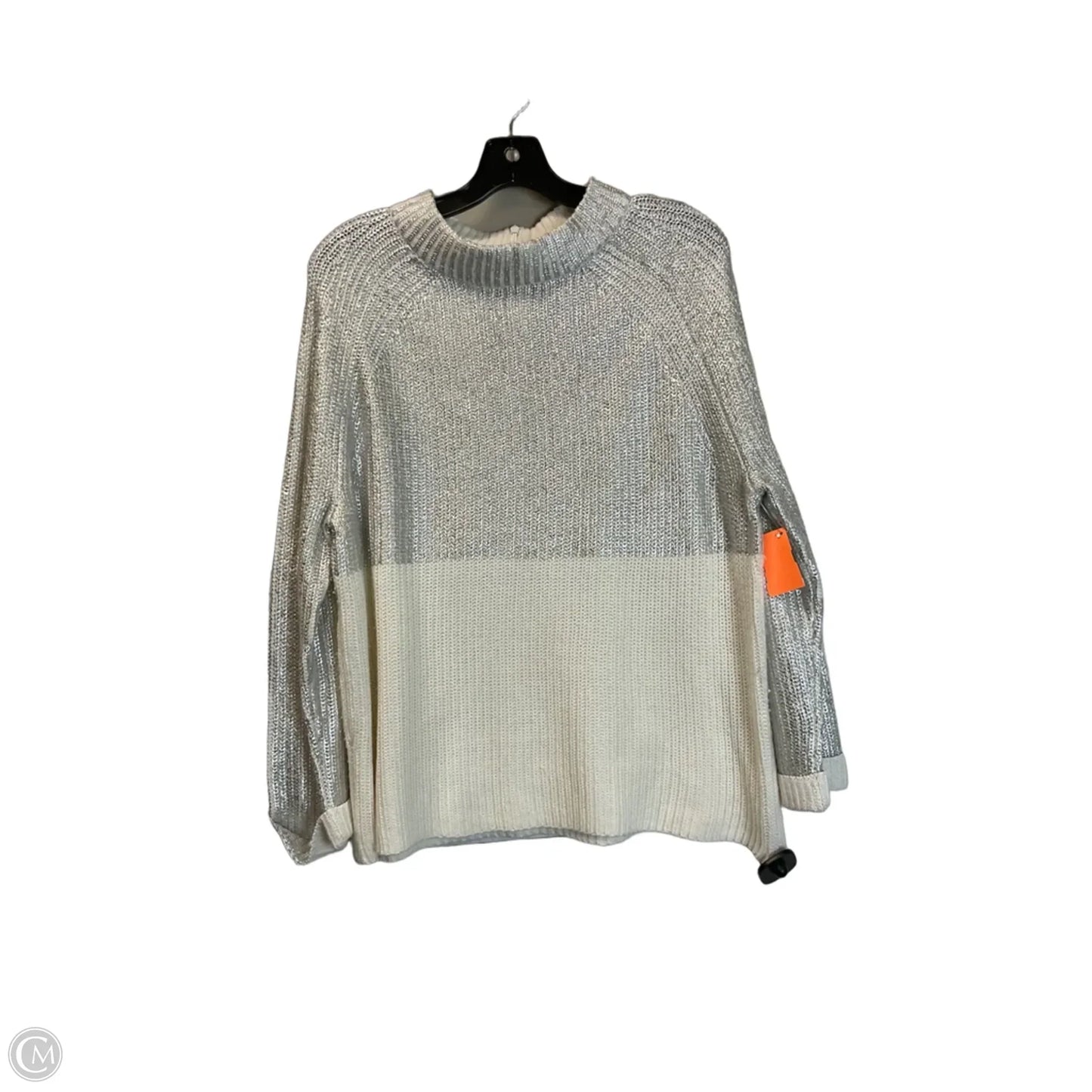 Sweater By Chicos In Cream, Size: M