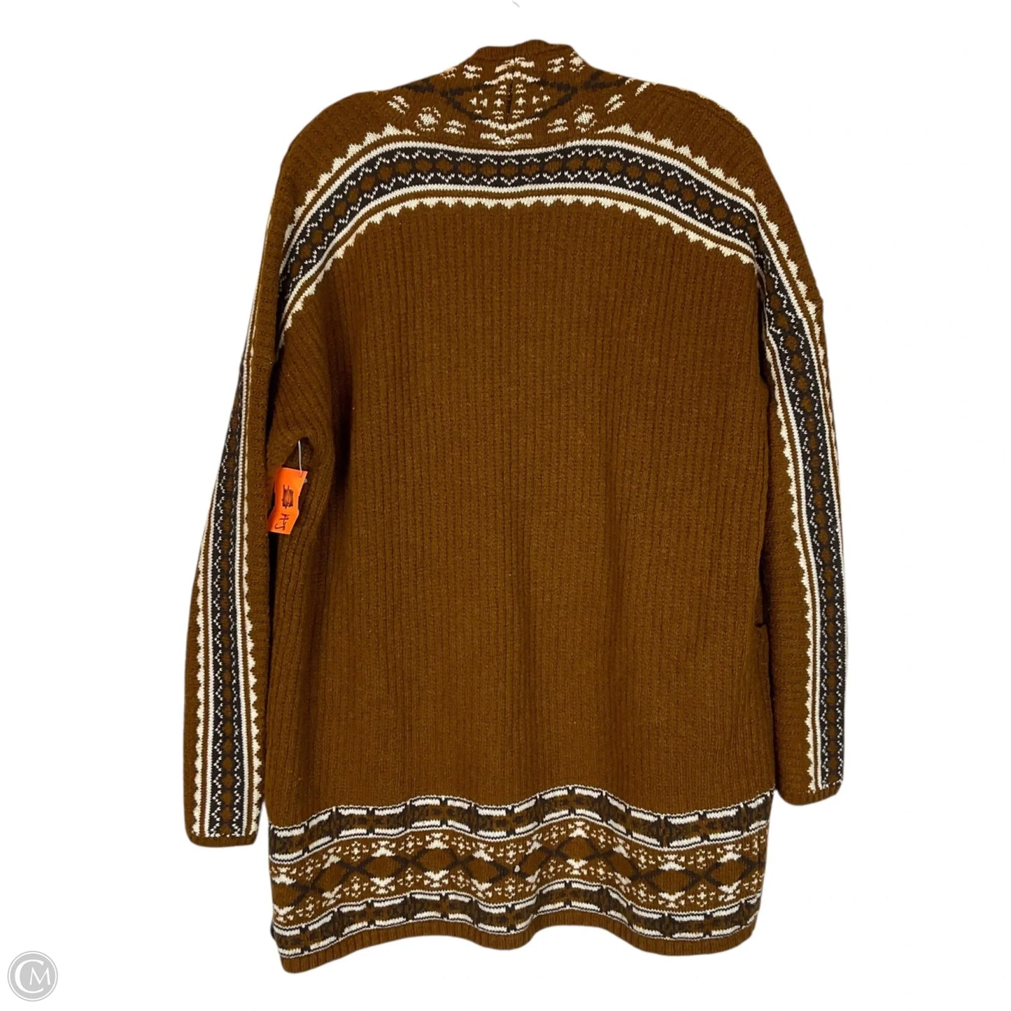 Cardigan By Lucky Brand In Brown, Size: L